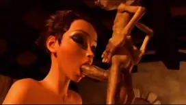 在婦女的監獄中，有警衛的囚犯打架