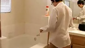 捷克的年輕夫婦帶回家性